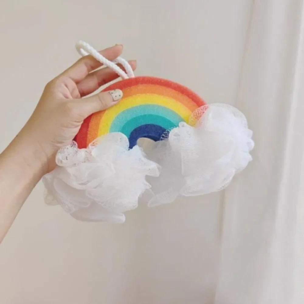 Luxurious Bath Shower Rainbow Poof so cute! PRIDE 🏳️‍🌈